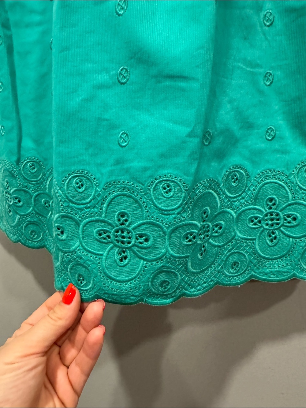 NWT Vineyard Vines Bedford Cord Eyelet Camden Green Dress Size 10 - Picture 5 of 9